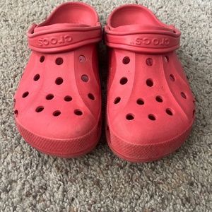 Red Crocs